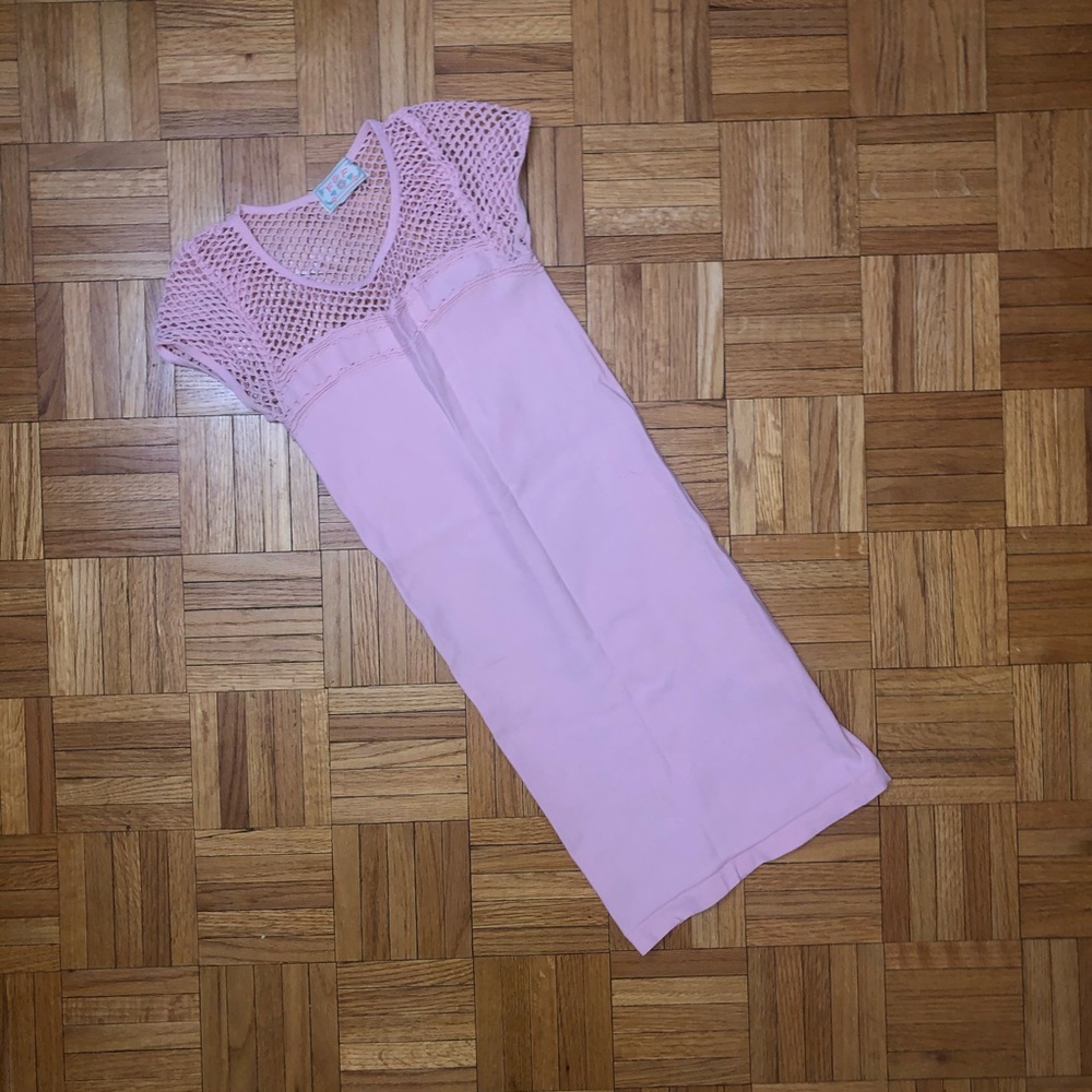 Pink Bodycon Mini Dress